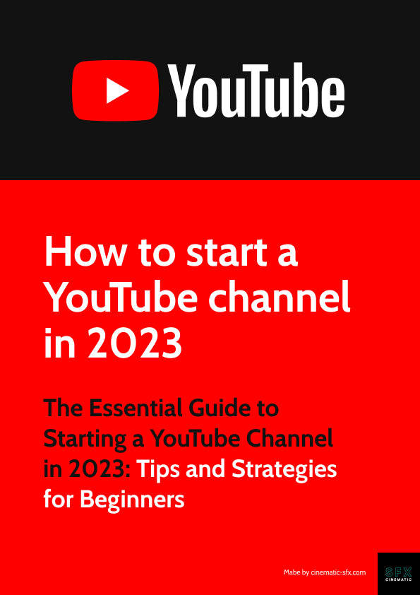 FREE eBook: How to start a YouTube channel in 2023